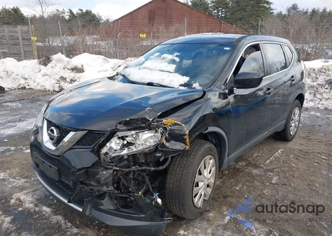 2016 Nissan Rogue S z USA, uszkodzony, nr VIN JN8AT2MV0GW154667